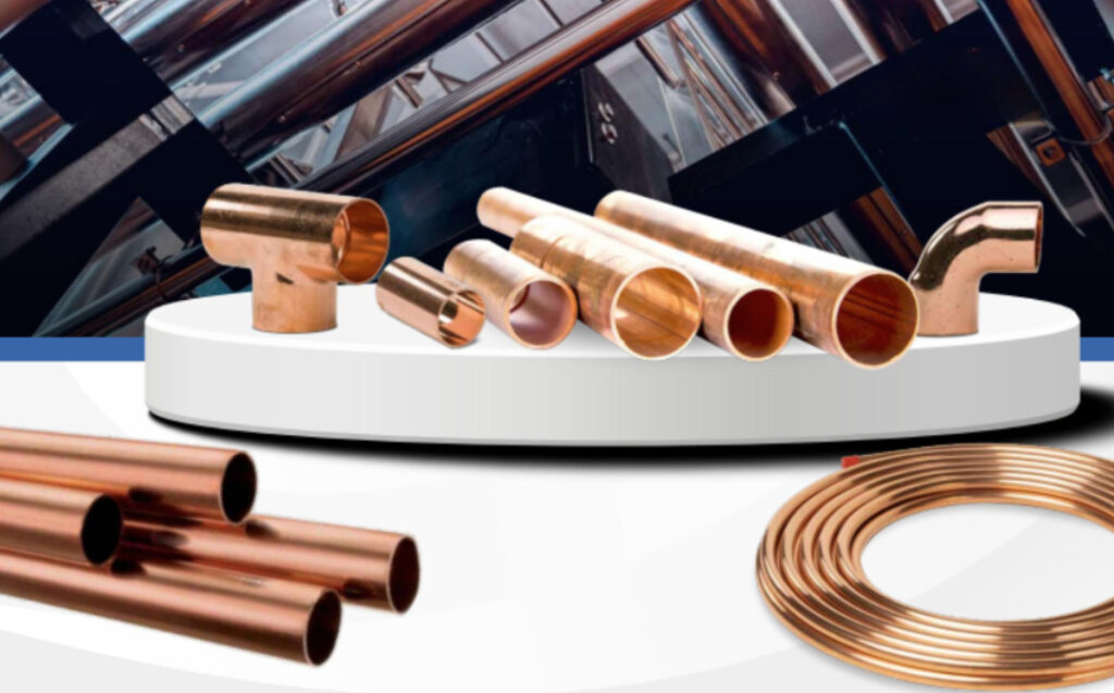 La tubería de cobre en la instalación de equipos de aire acondicionado Daikin-cobre